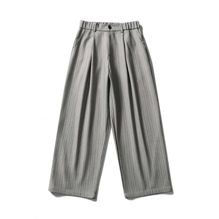 Damen Weite Bundfalten-Hose mit hohem Bund, verkürzter Culotte-Silhouette und elastischem Rückenteil Echo Archiv