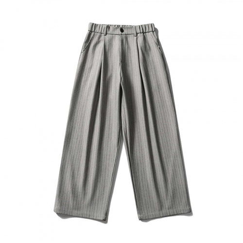 Damen Weite Bundfalten-Hose mit hohem Bund, verkürzter Culotte-Silhouette und elastischem Rückenteil Echo Archiv