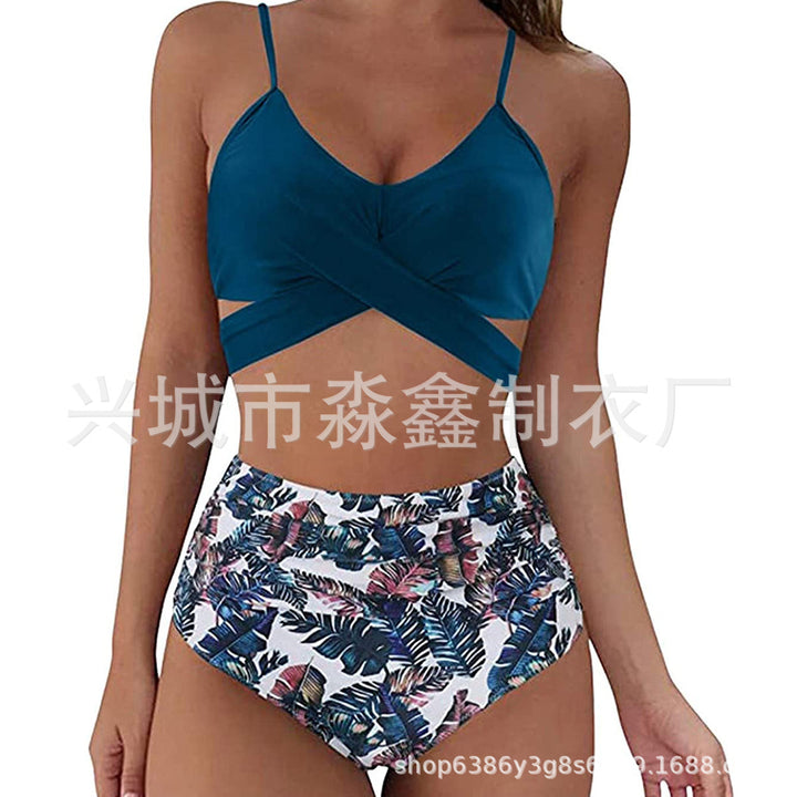 Damen Crop-Top Bikini-Set mit geflochtenem Design Echo Archiv