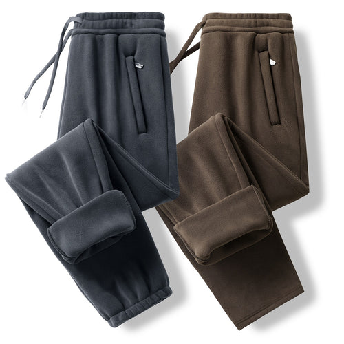 Herren Thermo-Fleece-Jogginghose mit angerauter Innenseite und Kordelbund Echoarchiv