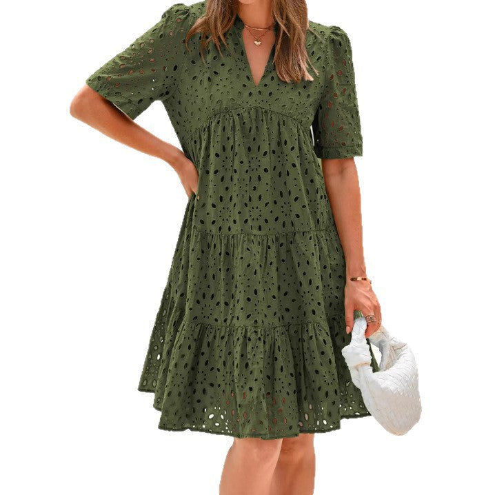 Damen Sommerkleid mit luftigen Lochmuster von Echoarchiv