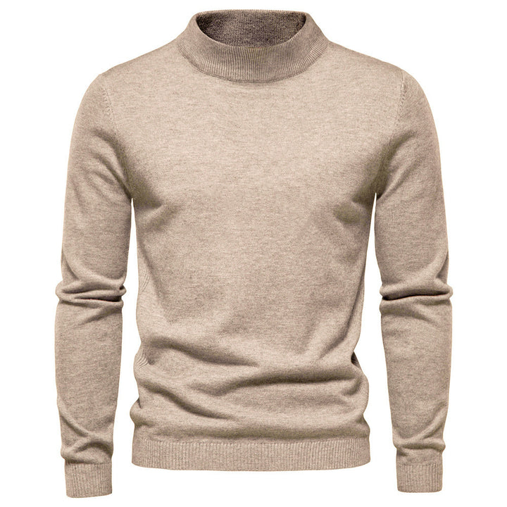 Herren eleganter Rollkragenpullover aus feiner Wolle Echoarchiv
