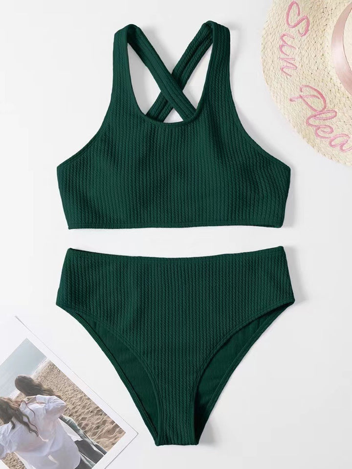 Damen Bikini-Set mit sportlichem und komfortablem Rippdesign Echo Archiv