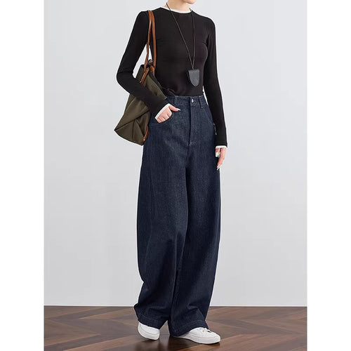 Damen Weit geschnittene Jeanshose Echoarchiv