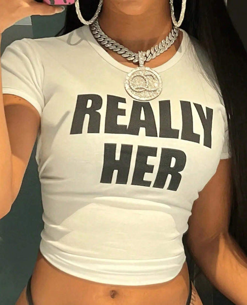 Damen Crop-Top mit floralem Grafikdruck und figurbetontem Schnitt Echo Archiv