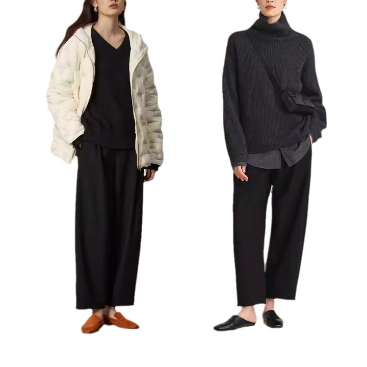 Damen Elegante und lockere Palazzo-Hose Echoarchiv