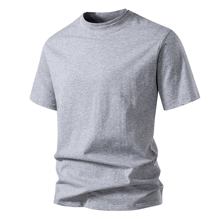Herren Rundhalsshirt aus hochwertiger Baumwolle mit minimalistischem Design Echoarchiv