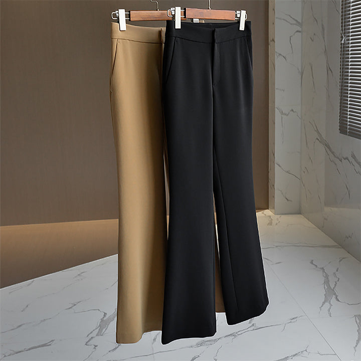 Damen Elegante und bequeme High-Waist Trousers Echoarchiv