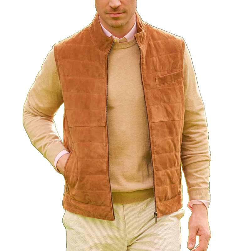 Herren elegante Steppweste aus hochwertigem Material Echoarchiv