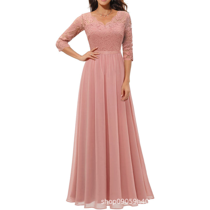 Damen elegantes Spitzenkleid Echo Archiv