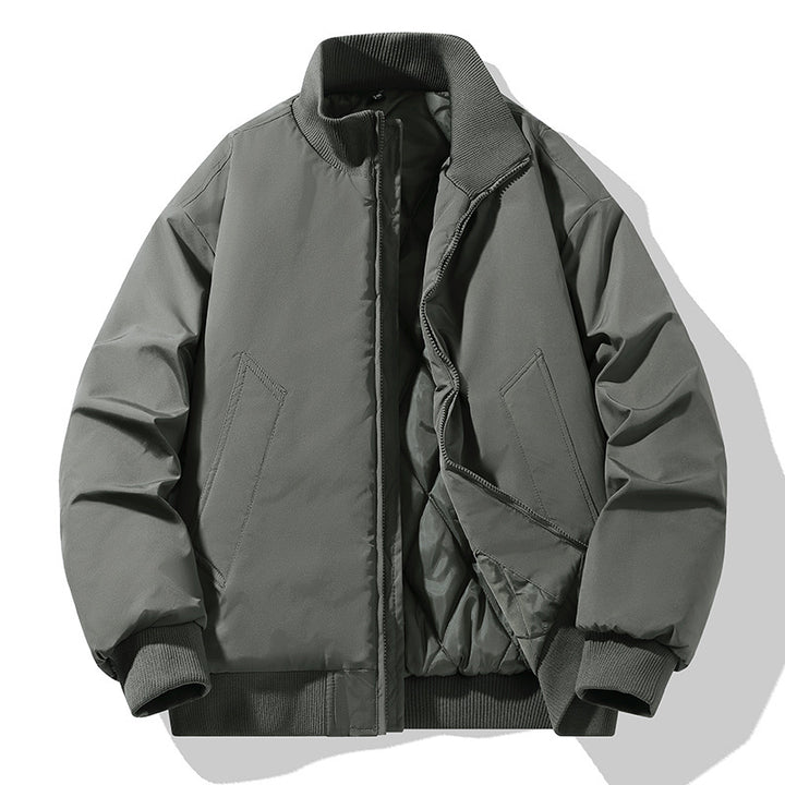 Herren modische Steppjacke mit hohem Kragen Echoarchiv
