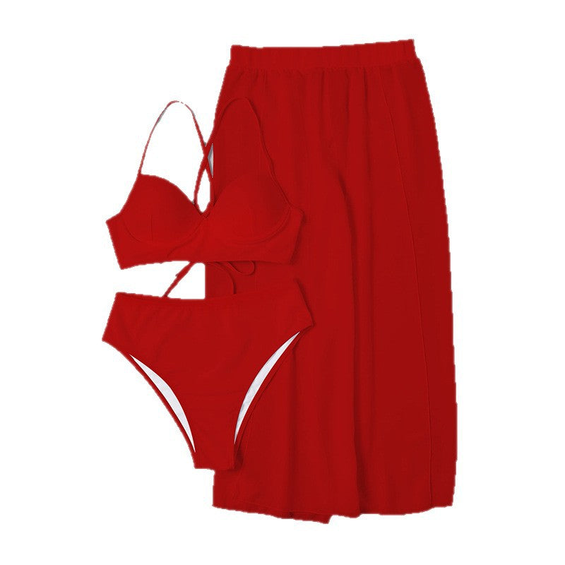 Damen Zweiteiliges Bikini-Set mit chicem Rock Echo Archiv
