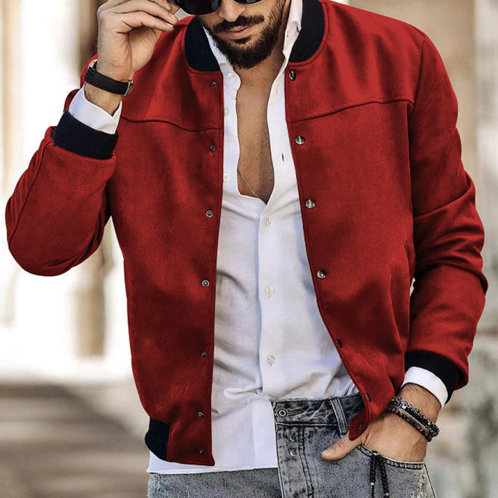 Herren sportliche Bomberjacke mit praktischen Taschen Echoarchiv