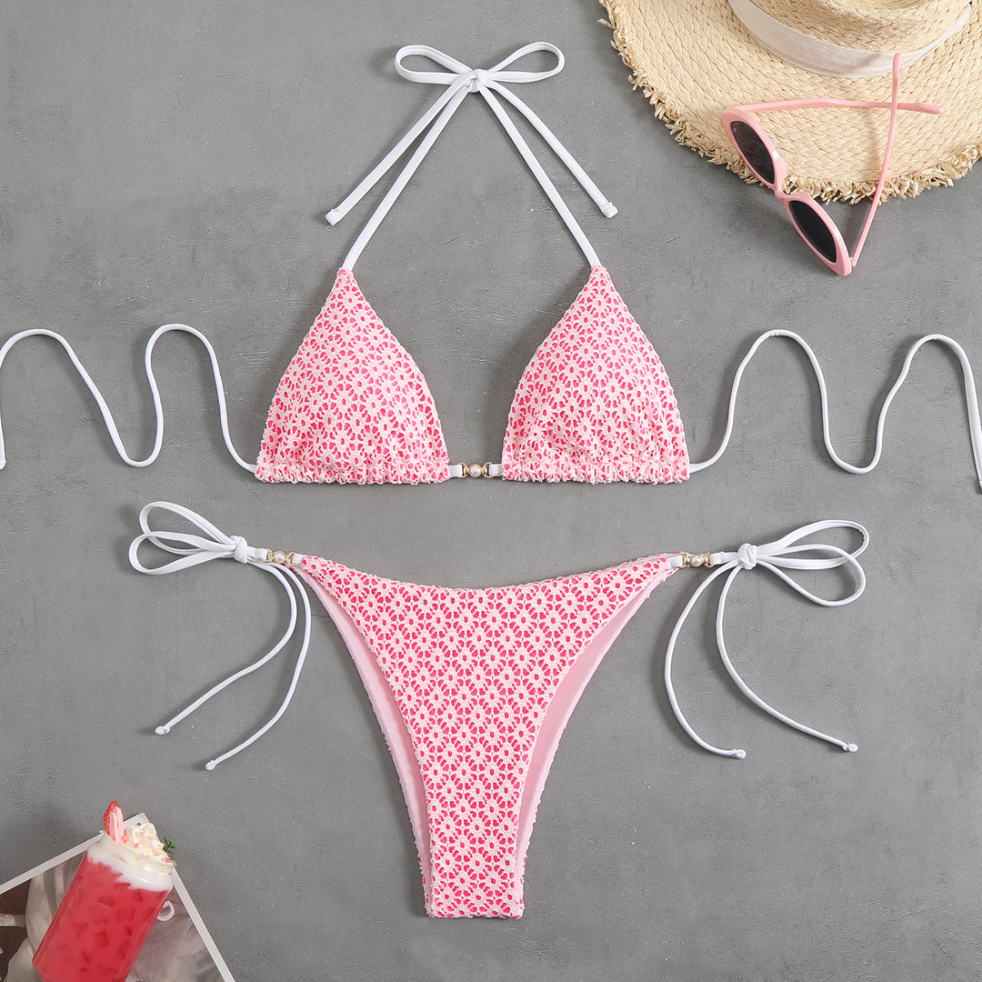 Damen Tankini mit trendiger gestreifter Oberteil-Design Echo Archiv