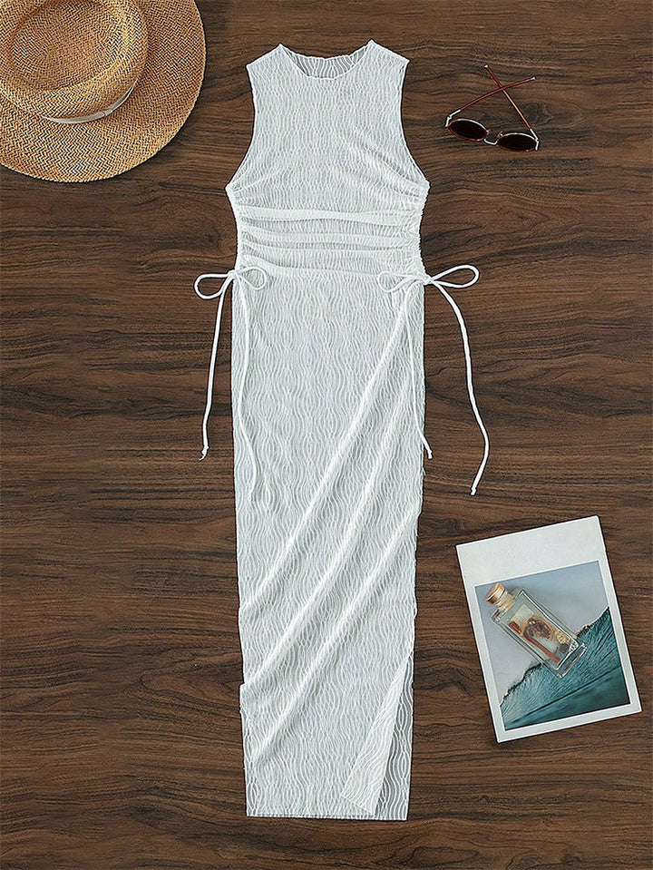 Damen Maxikleid mit raffiniertem Wickeldetail Echo Archiv