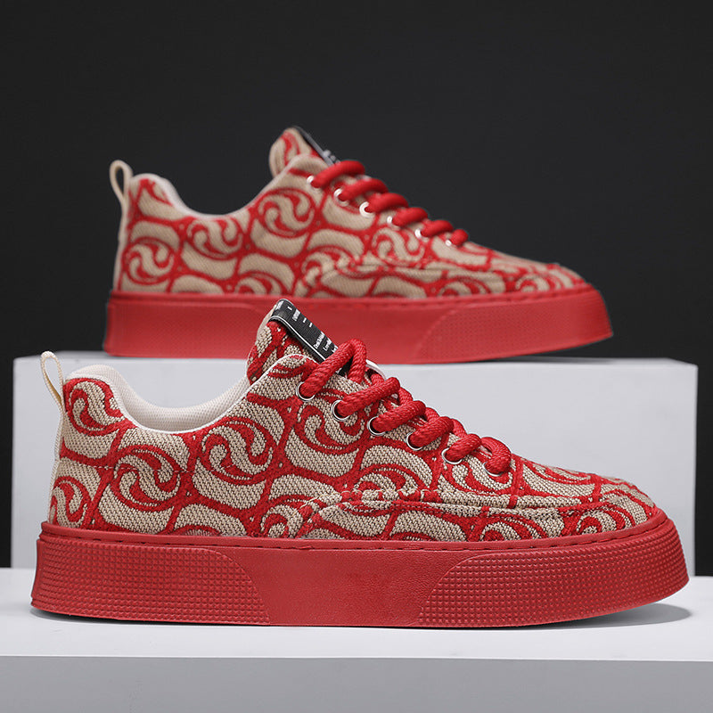 Damen Sneakers mit strukturiertem Obermaterial und rutschfester Sohle Echo Archiv