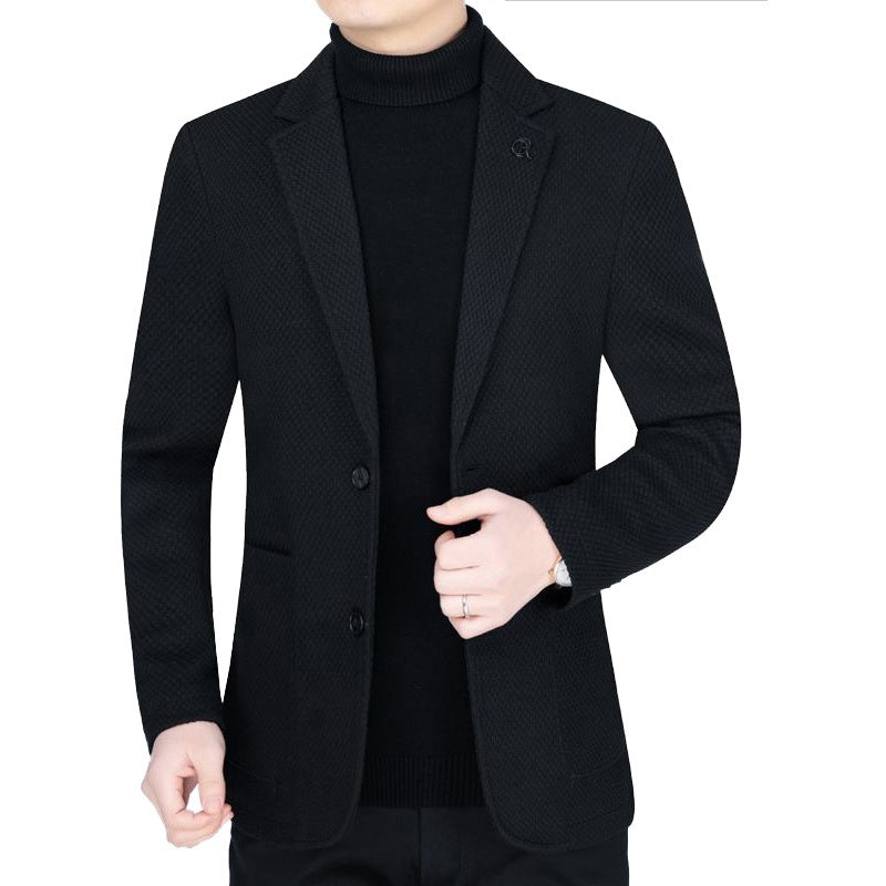 Herren Blazerjacke Elegant aus Stretch-Mikrofaser Echoarchiv