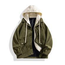 Damen Modische Überziejacke mit Kapuze Echo Archiv