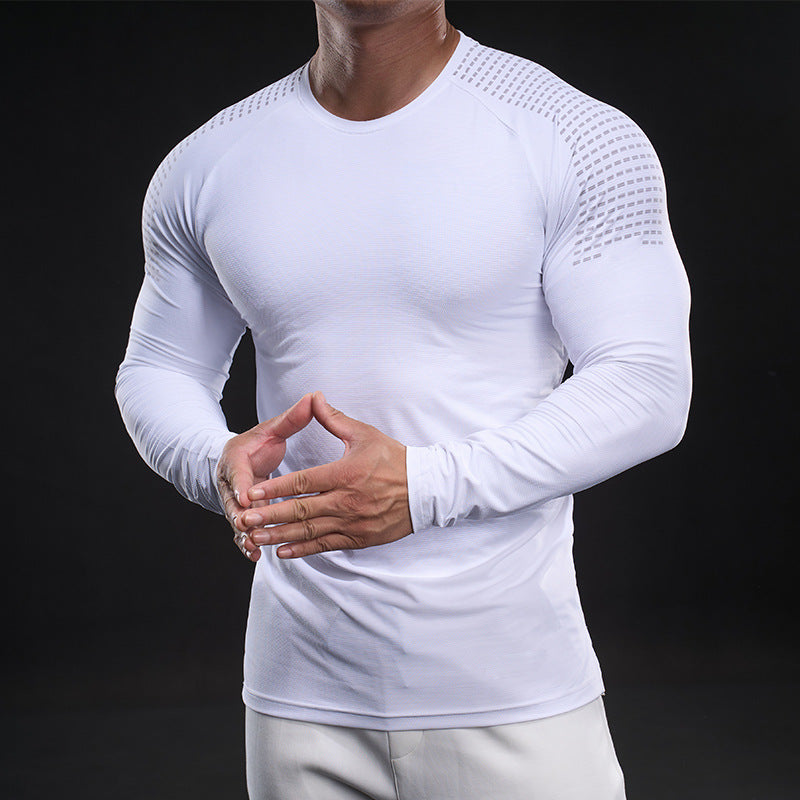 Herren funktionales Langarmshirt mit innovativer Mesh-Struktur Echoarchiv