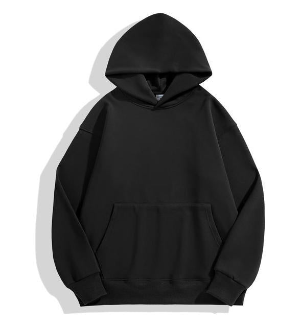 Unisex klassischer Kapuzenpullover mit Kängurutasche und weichem Baumwollfleece – Auréline