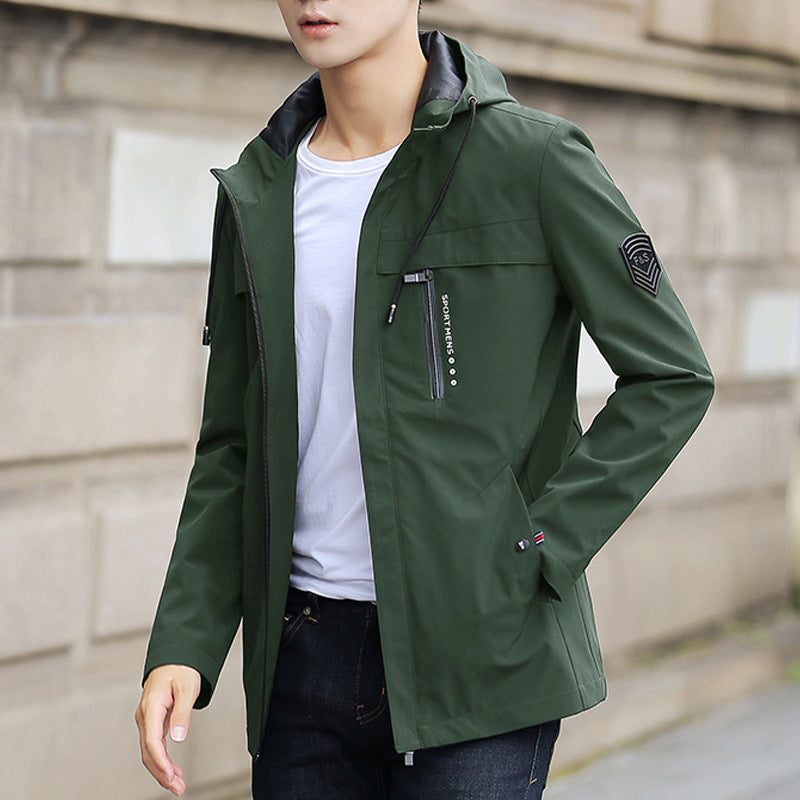 Herren Modische Übergangsjacke mit praktischem Kapuzen-Design Echo Archiv