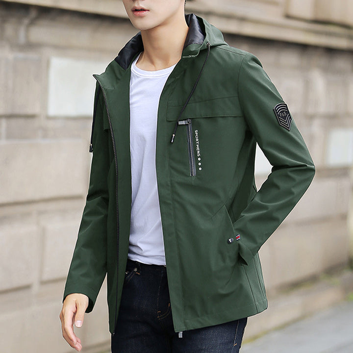 Herren Modische Übergangsjacke mit praktischem Kapuzen-Design Echo Archiv