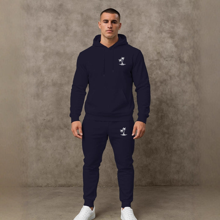 Herren lässiger Hoodie und Jogginghose Set Echoarchiv