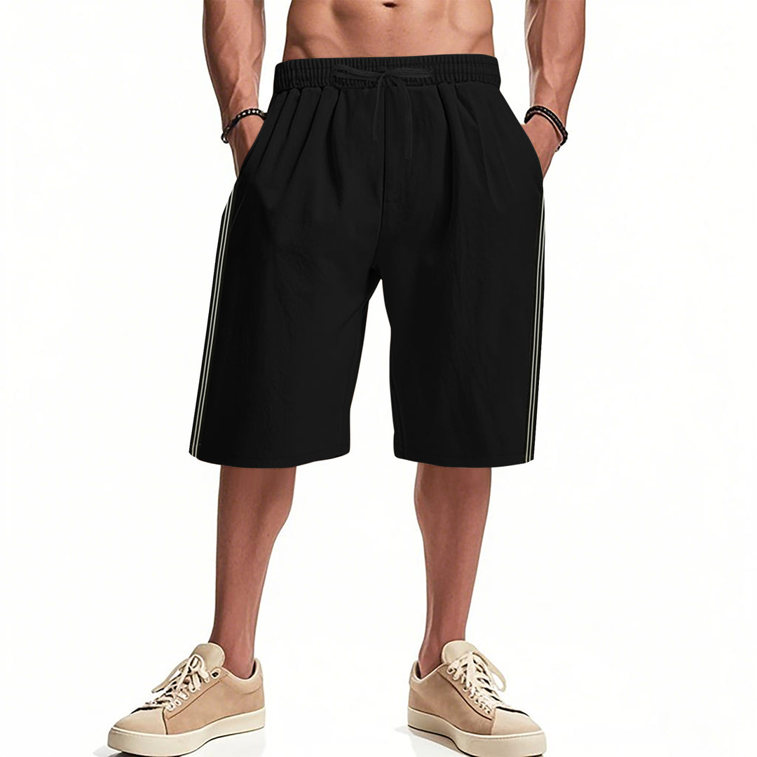 Herren lässige Sportshorts mit seitlichen Streifen Echoarchiv