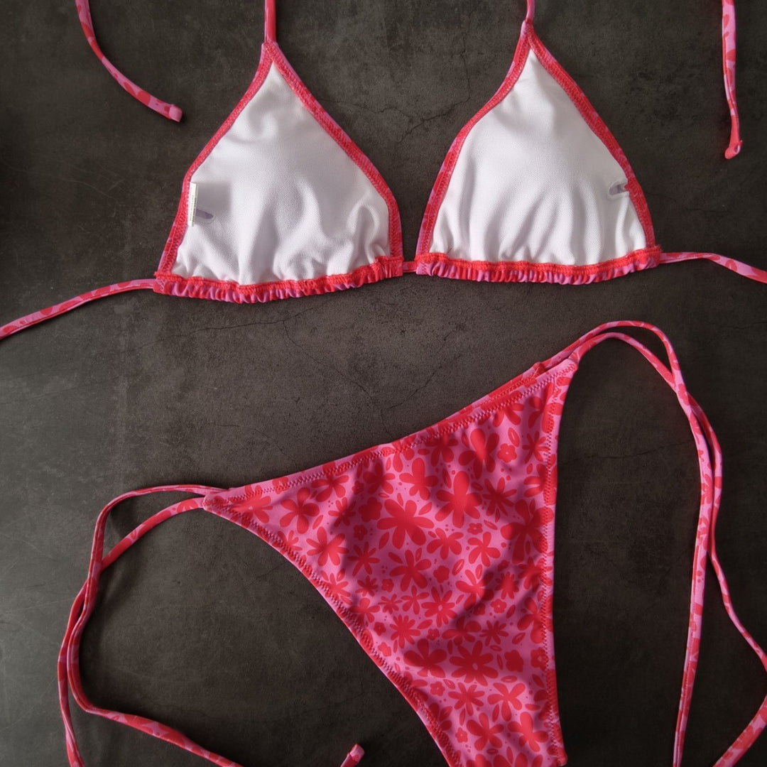 Damen Triangel-Bikini mit floralem Design Echo Archiv