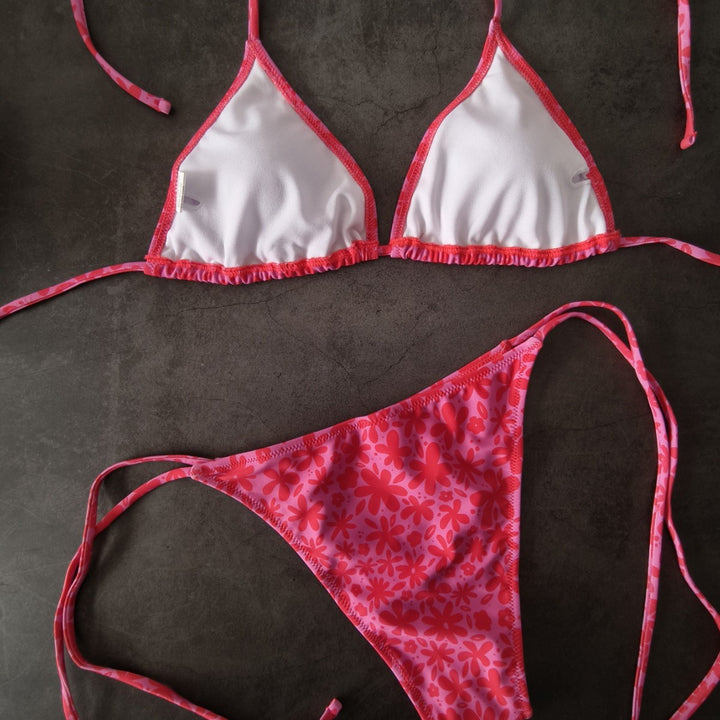 Damen Triangel-Bikini mit floralem Design Echo Archiv
