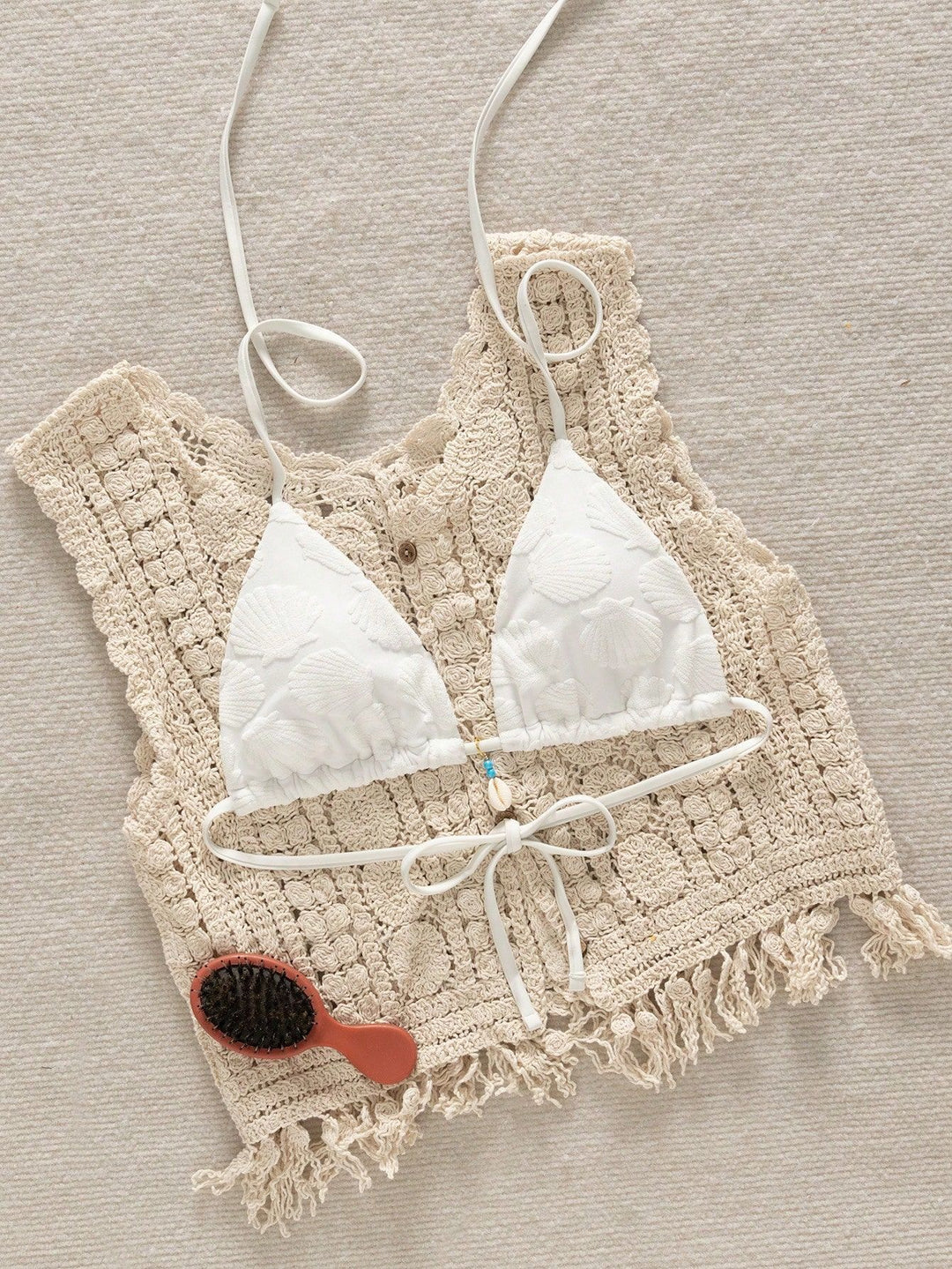 Damen Triangel-Bikini mit maritimem Sternenmuster Echo Archiv