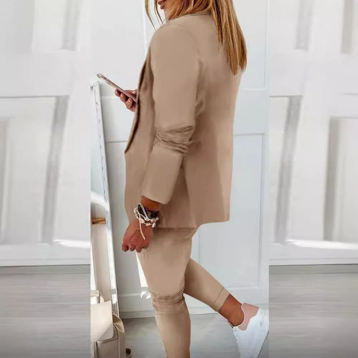 Damen Elegantes Zweiteiliges Blazer-Jogginganzug – Valéne