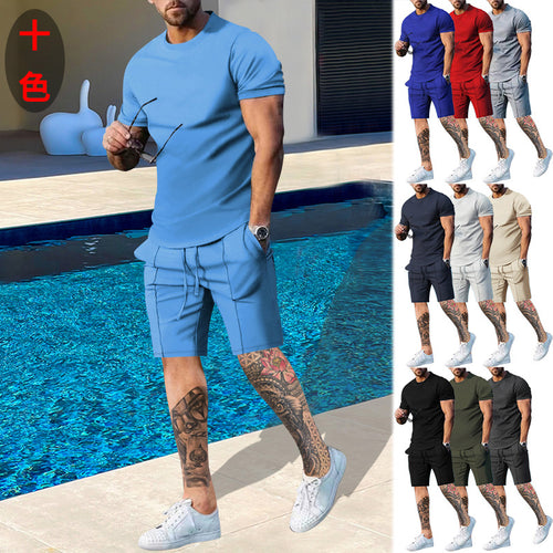 Herren Freizeit Set aus atmungsaktiver Baumwolle mit modernem Design Echoarchiv