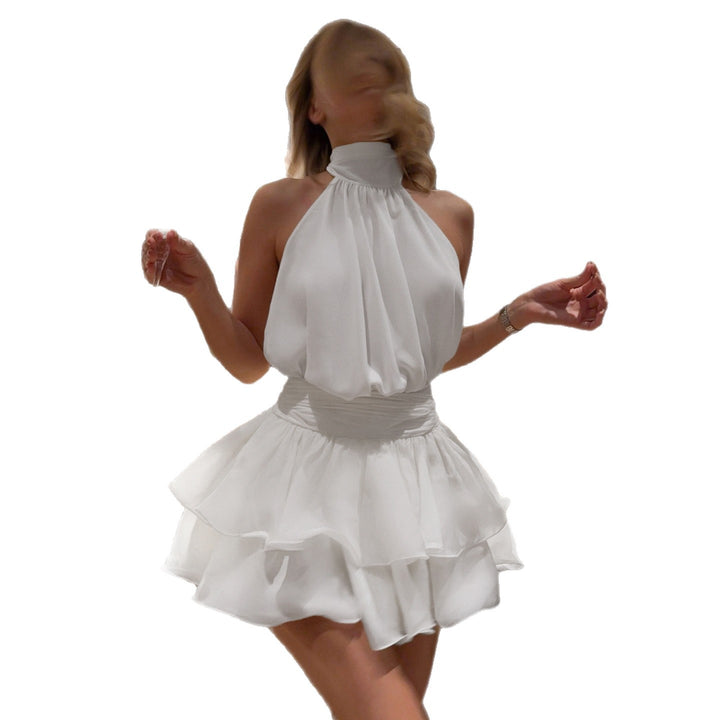Damen luftiges Wickelkleid mit voluminösem Rock Echo Archiv
