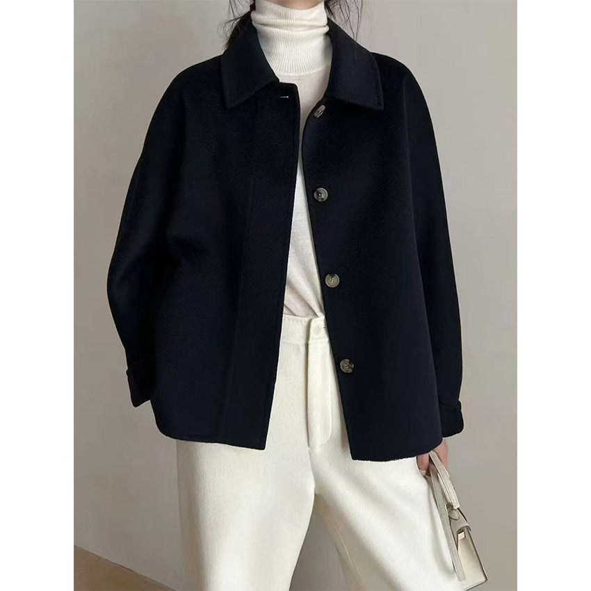 Damen Teddyjacke mit Hemdkragen und verdeckter Knopfleiste Echoarchiv