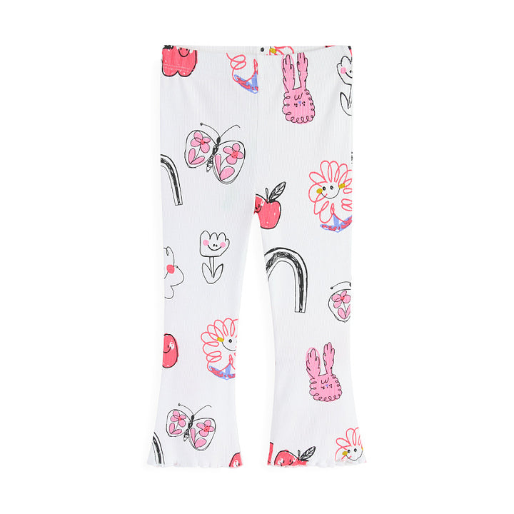 Mädchen Leggings mit buntem, verspieltem Motiv Echo Archiv