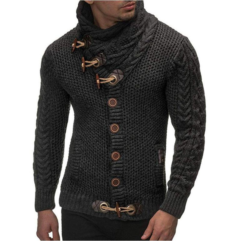 Herren Strickjacke mit asymmetrischem Kragen Echoarchiv