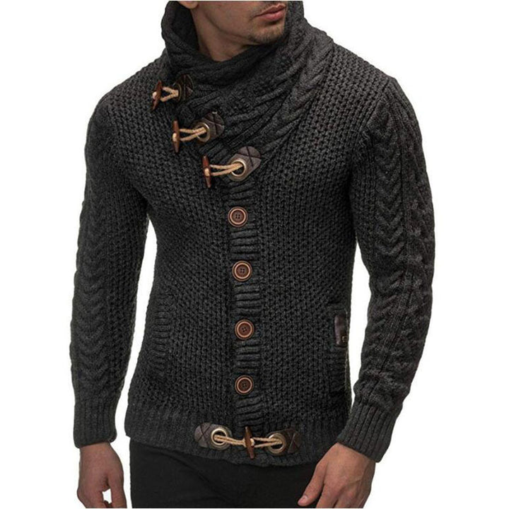 Herren Strickjacke mit asymmetrischem Kragen Echoarchiv