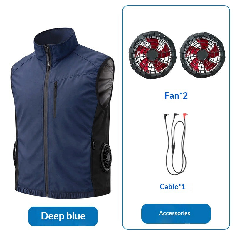 Unisex nan ergonomische Kühlweste mit integrierten Ventilatoren und Akkuanschluss Echo Archiv