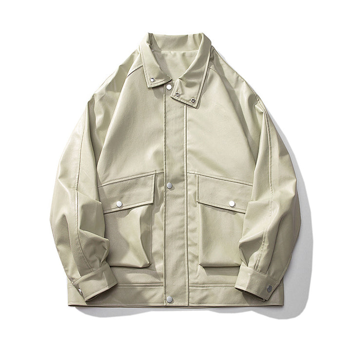 Herren Overshirt-Fieldjacke im Utility‑Stil mit Pattentaschen und Hemdkragen Echo Archiv