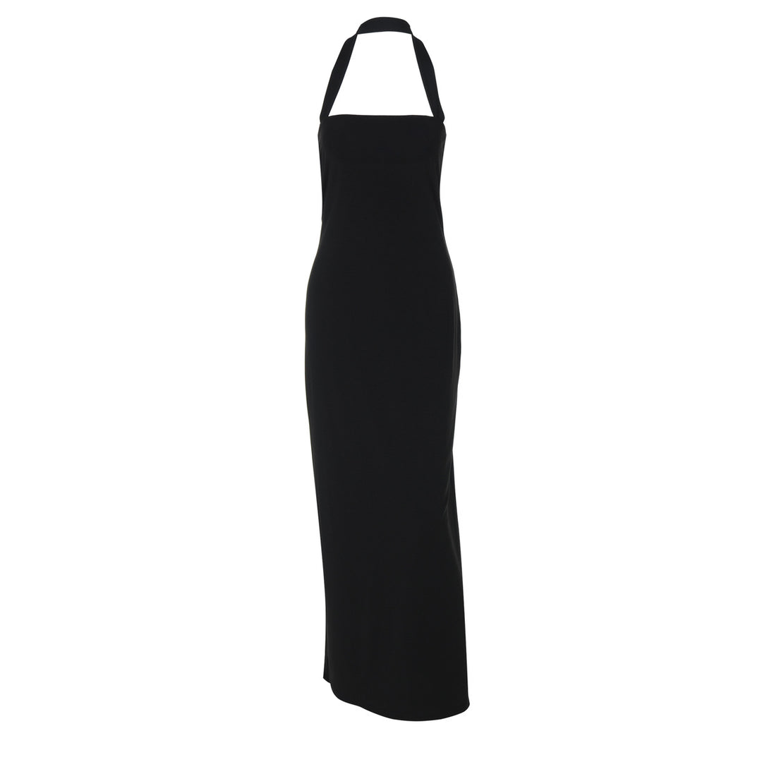 Damen Elegantes Maxikleid mit Halterneck und figurbetontem Schnitt Echo Archiv