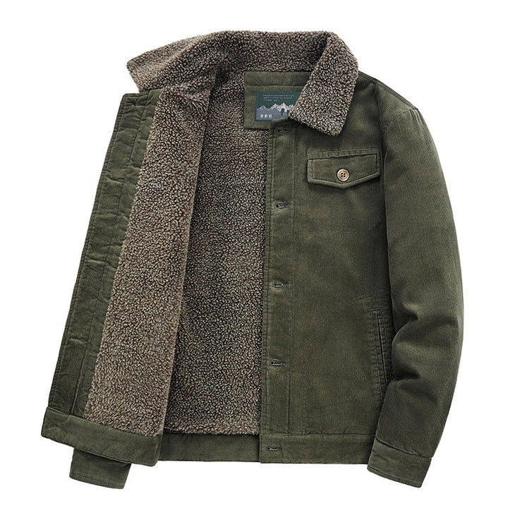 Herren Lässige Flanelljacke mit Warmfutter Echo Archiv