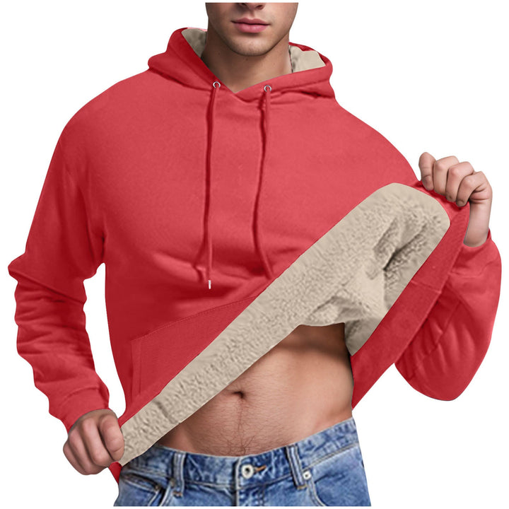 Herren Fleece-Kapuzenpullover mit innenliegendem Kuschelfutter Echoarchiv