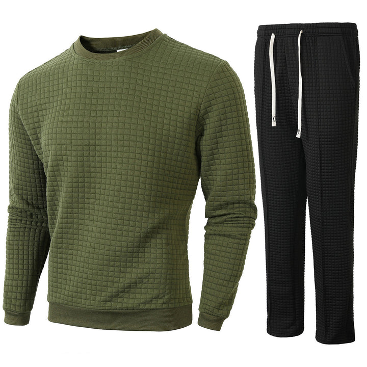 Herren gemütliches Sweatshirt und Jogginghose Set Echoarchiv