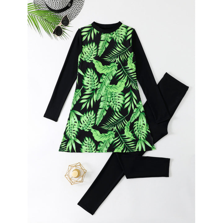 Damen Schwimmanzug mit floralem Design und sportlicher Schnittführung Echo Archiv