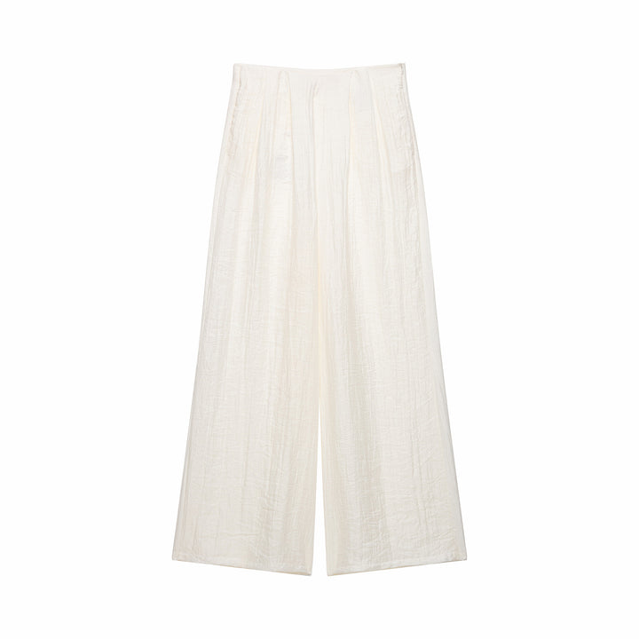 Damen Zweiteiler Kimono-Top mit Taillengürtel und weiter Bundfaltenhose Echo Archiv