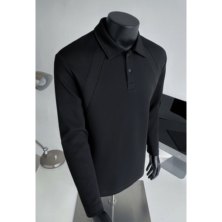 Herren Sportliches Langarm-Polo-Shirt Echo Archive