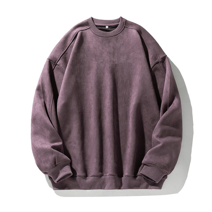 Unisex Puristisches Oversize-Rundhals-Sweatshirt mit Drop-Shoulder und gebürstetem Innenfutter Echo Archiv