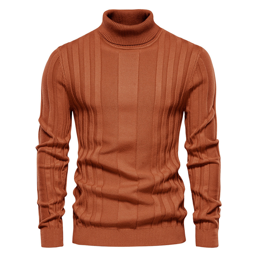 Herren Stehkragen Pullover Echoarchiv