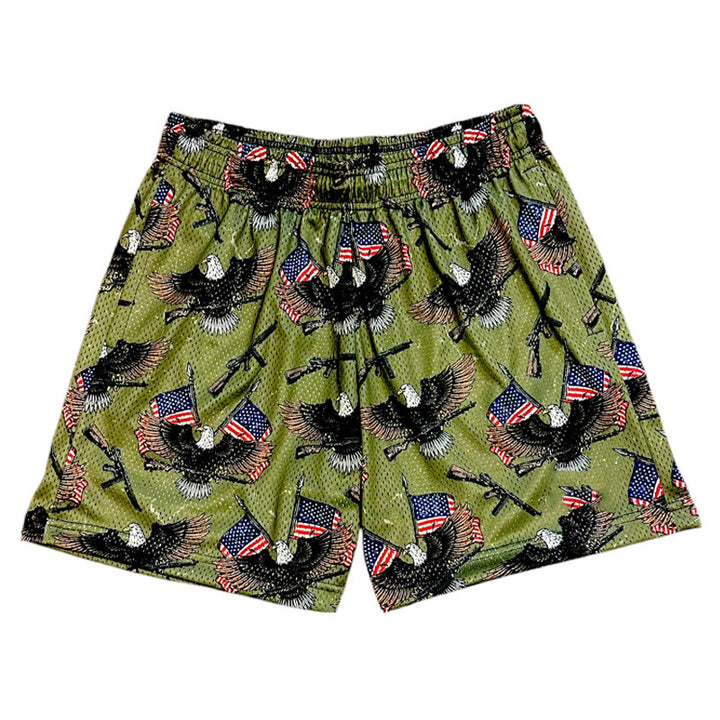 Jungen patriotische Camouflage-Badehose Echoarchiv